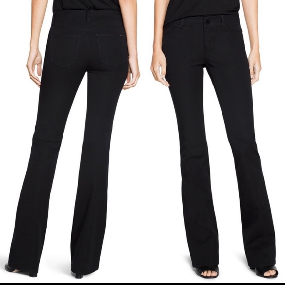 White House Black Market Pants - ✨White House Black Market✨ Black Skinny Flare Pants - Size 4 Regular